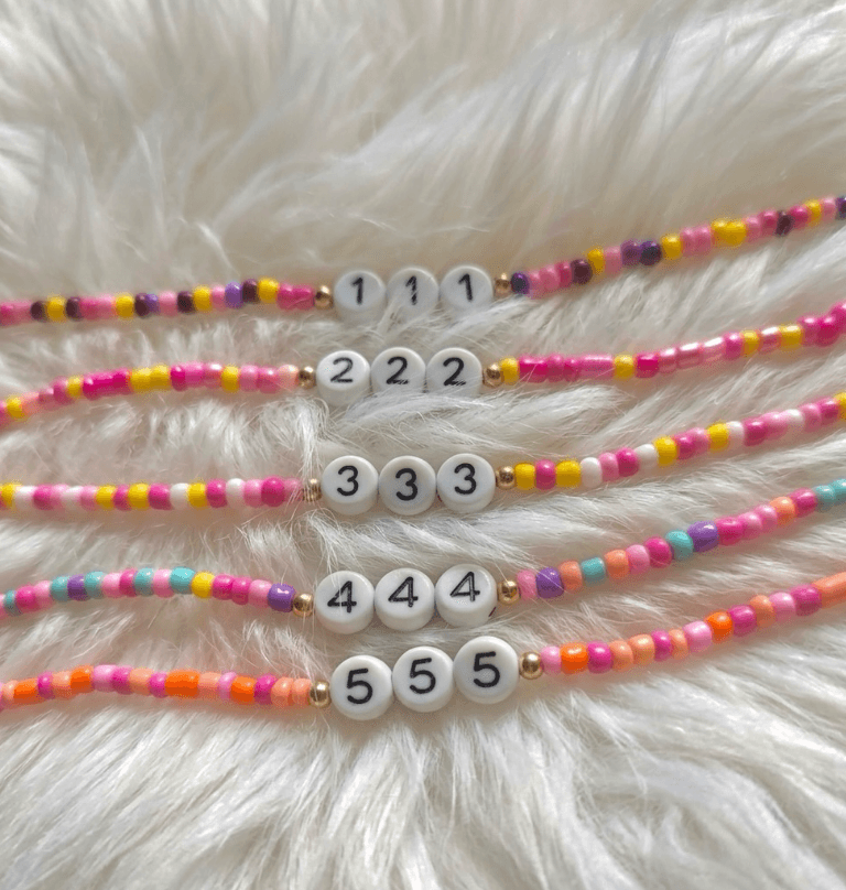 Angel Numbers Bracelet
